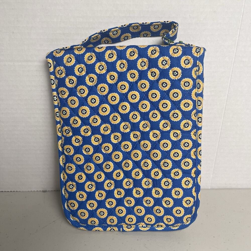 Vera Bradley Out To Lunch Riviera Blue Hook Loop Closure Plastic Lined Lunchbox - Picture 2 of 10